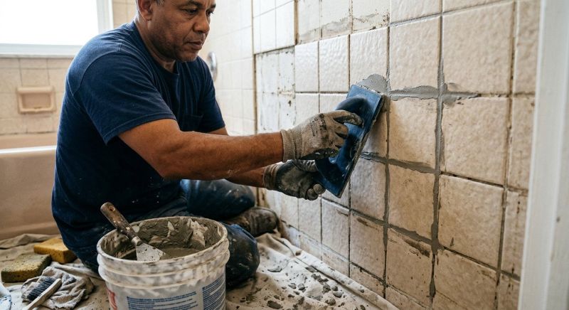 Bathroom Grout Repair Service